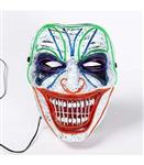Halloween Led Mask Light Up Clown Mask with 3 Lighting