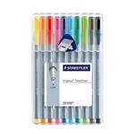 Staedtler Triplus Fineliner 10 Color Rollerball Pen