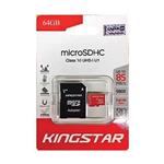 Kingstar UHS-I U1 Class 10 85MBps microSDXC With Adapter 64GB