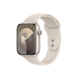Apple Watch Series 9 41mm Starlight Aluminum Case with Starlight Sport Band GPS