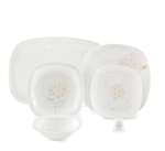 Zarin Iran Porcelain Inds Quattro Series Golden Lotus 27 Pieces Top Grade