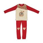 Madar TimanaRed-72 T-Shirt And Pants For Girls