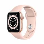 Apple Watch Series 6 40mm gold Aluminum with Case pink Sport Band