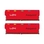 رم ازگارد LOKI W1 DDR4 16GB (2x8GB) 3200MHZ RGB RED