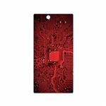 MAHOOT Red Printed Circuit Board Cover Sticker for Sony Xperia Z Ultra