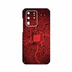 MAHOOT Red Printed Circuit Board Cover Sticker for Samsung Galaxy S20 Ultra