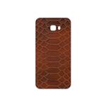 MAHOOT Brown-Snake-Leather Cover Sticker for Samsung Galaxy C7 Pro