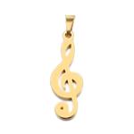 Mika Jewellery 0110014 18K Gold Sol Key Pendant