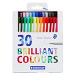 Staedtler Triplus  Brilliant Colours 30 Color Rollerball Pen