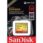 کارت حافظه CompactFlash سن دیسک مدل Extreme سرعت 800X 120MBps ظرفیت 128 گیگابایت