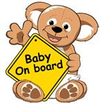 Grasipa Baby On Board 11 Sticker