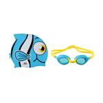 ست عینک و کلاه شنا بچگانه آروپک مدل Swim Combo Set Blue