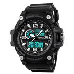 SKMEI Men's Digital Sports Watch, Military Waterproof Watches LED Screen Large Face Stopwatch Alarm Wristwatch
