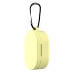 Shan-S for Xiaomi Redmi Airdots Earphone Case with Keychain, Shockproof Protective Premium Soft Silicone Cover Skin with Carabiner for Xiaomi Redmi Airdots Charging Earbuds Case