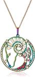 Betsey Johnson Women's Aries Zodiac Necklace and Earrings Set, Multi, One Size