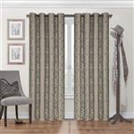 Eclipse Nadya Print Thermal Insulated Single Panel Grommet Top Darkening Curtains for Living Room, 52