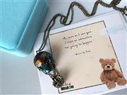 Smiling Wisdom - Hot Air Balloon Necklace Gift Set - Pooh Quote - Friendship, Daughter, Sister, Mom, Best Friend Gifts for Her - Limited Edition