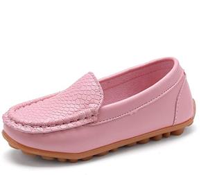 Toddler/Little Kids SOFMUO Boys Girls Leather Loafers Slip-On Oxford Flats Boat Dress Schooling Daily Walking Shoes 