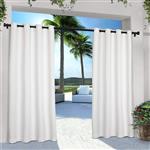 Exclusive Home Curtains Indoor/Outdoor Solid Panel Pair, 54x120, Winter White