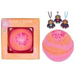 Sloth Bubble Bath Bomb with Surprise Kids Necklace Inside by Two Sisters Spa. Large 99% Natural Girls Fizzy in Gift Box. Moisturizes Dry Sensitive Skin. Releases Color, Scent, and Bubbles.