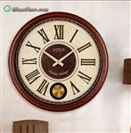 ساعت دیواری چوبی لوتوس مدل 256
