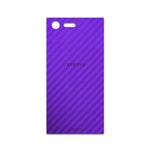 MAHOOT Purple-Fiber Cover Sticker for Sony Xperia X Compact