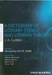A Dictionary of Literary Terms and Literary Theory 5th Edition