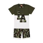 Madar 417-43 T-Shirt And Shorts Set For Boys