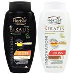 Herbal Moisturizing Hair shampoo 400 ml with Herbal Smooth Moisturizing Hair Mask 400 ml