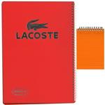 دفتر مشق 80 برگ مدل تمساح سوسمار کد Lacoste به همراه دفترچه یادداشت