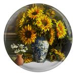 پیکسل طرح نقاشی گل آفتاب گردان و گلدان مدل S10242