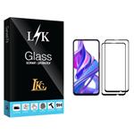 محافظ صفحه نمایش ال کا جی مدل LK Glass مناسب برای گوشی موبایل آنر 9X Pro بسته دو عددی