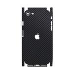 MAHOOT Black-Carbon-Fiber-FullSkin Cover Sticker for Apple iPhone SE 2020