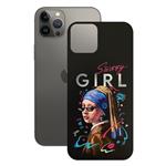 برچسب پوششی راک اسپیس طرح Girl مناسب برای گوشی موبایل اپل iPhone 13 Pro Max