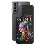 برچسب پوششی راک اسپیس طرح Girl مناسب برای گوشی موبایل سامسونگ Galaxy S21 5G