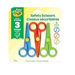 قیچی کرایولا مدل Safety Scissors کد 1458 مجموعه 3 عددی