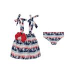 Fiorella 22015-04 Dress and Shorts Set For Baby Girls