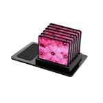 MAHOOT Pink-Flower CupPad 6 peice