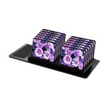 MAHOOT Purple-Flower CupPad 12 peice
