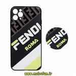 قاب گوشی iPhone 11 Pro Max آیفون فانتزی سوزنی برجسته طرح FENDI ROMA پاپ سوکت دار محافظ لنزدار کد 289