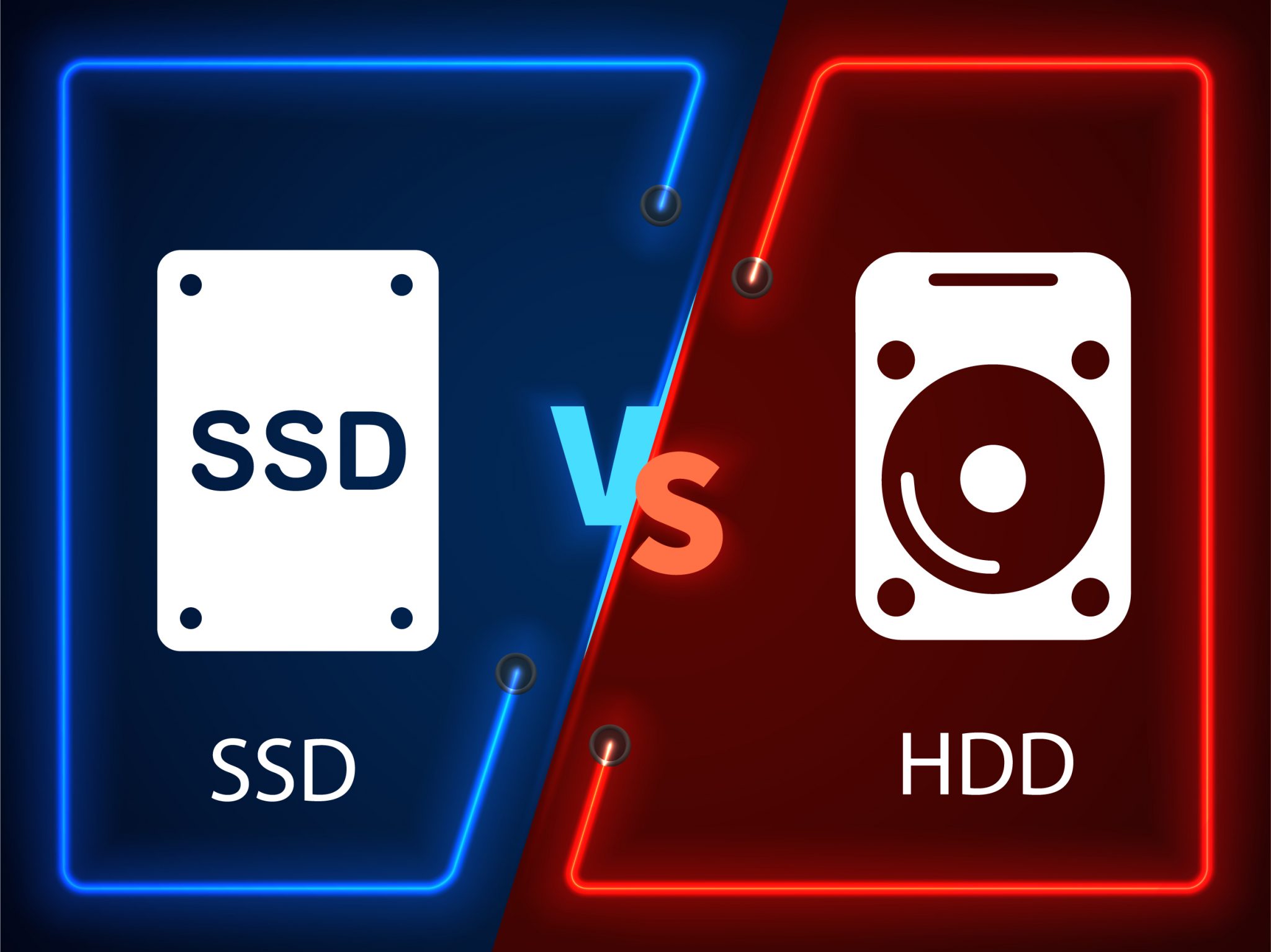 بررسی تفاوت هارد HDD و SSD