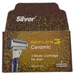 Silver Reflex 3 Razor Blades Pack Of 4