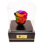 جعبه گل ماندگار گیتی باکس مدل رز جاودان 7 رنگ کاج
