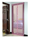Bluelans Premium Hands-Free Magnetic Door Curtain(Pink)