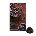 کیت رنگ مو کالر اند سوان سری قهوه ای شماره 5 ان Color-And-Soin-Brown-5N