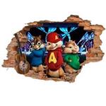 Zhivar Alvin and the Chipmunks 3D Wall Sticker