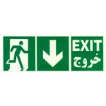 Emergency Exit Luminous down Panel