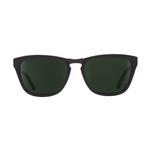 Spy Hayes Black Horn Happy Gray Green Sunglasses