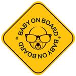Grasipa Baby On Board 04 Sticker