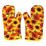 Rezin Taj 13 x 30 Sunflower Printed Oven Gloves